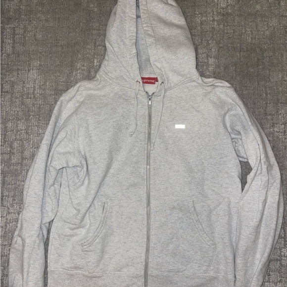Supreme Reflective small box zip up sweatshirt - Picture 2 of 3
